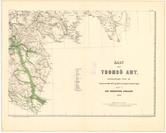 Kart over Tromsø Amt 10 II: Troms