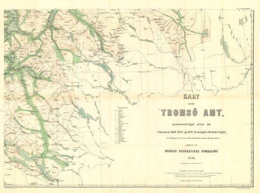 Kart over Tromsø Amt 10 II: Troms