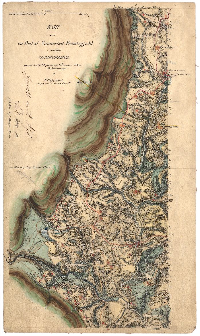 Akershus amt nr 109-12: Krokier til Romerikskartene: Akershus