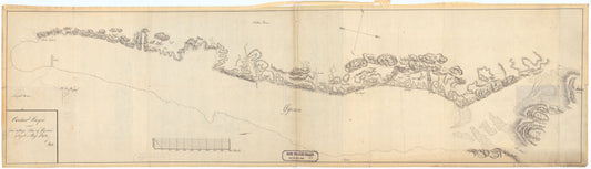 Akershus amt nr 27: Oculair Croquis over den vestlige Side af Øieren: Akershus