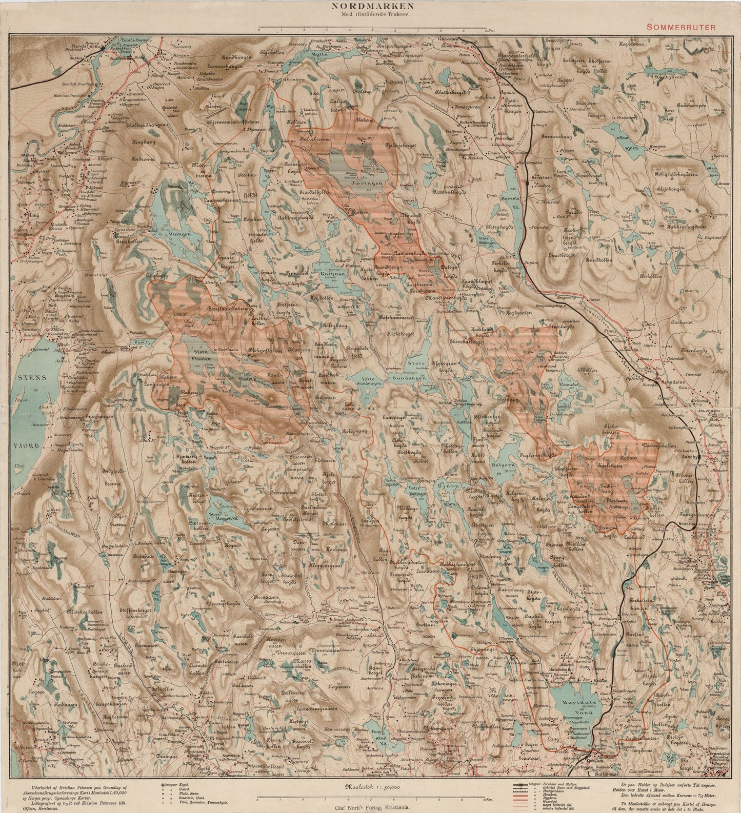 Akershus amt nr 70b: Nordmarken med tilstødende trakter: Akershus