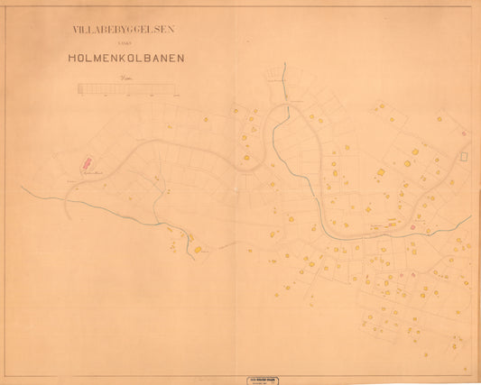 Akershus amt nr 77 vest: Villabebyggelsen langs Holmenkollbanen: Akershus