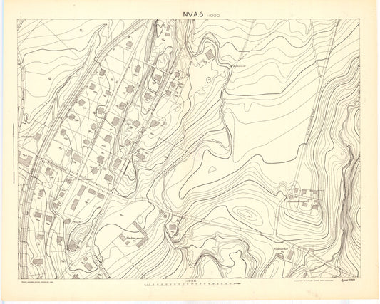 Akershus amt nr 87a-NV-A6: Kart over Akers herred; søndre del: Akershus | Oslo