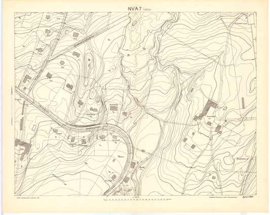 Akershus amt nr 87a-NV-A7: Kart over Akers herred; søndre del: Akershus | Oslo