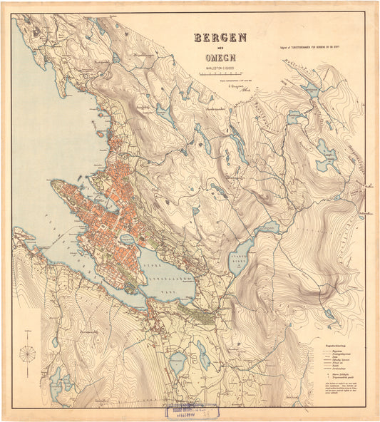 Bergens by nr 28: Bergen med omegn: Hordaland