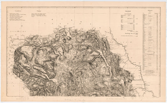 Bratsberg-amt nr 14-nord1: Kart over Bratsberg Amt: Telemark
