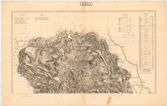 Bratsberg-amt nr 14-nord2: Kart over Bratsberg Amt: Telemark
