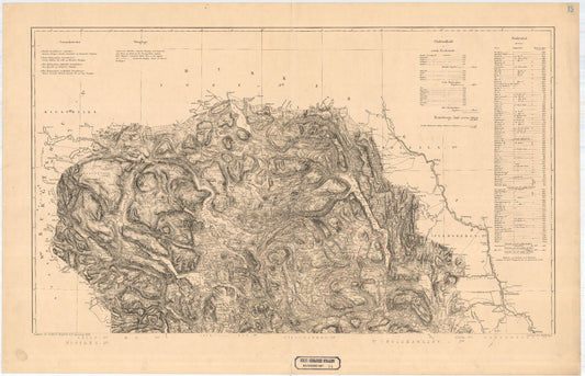 Bratsberg-amt nr 14-nord3: Kart over Bratsberg Amt: Telemark