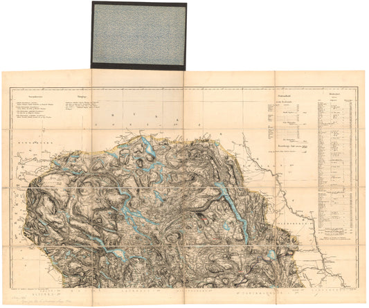 Bratsberg-amt nr 14-nord4: Kart over Grimstad, Østre Risør og Arendal: Telemark