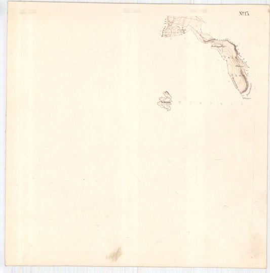 Bratsberg-amt nr 20-13: Kart over Fossum Værks Skove: Telemark