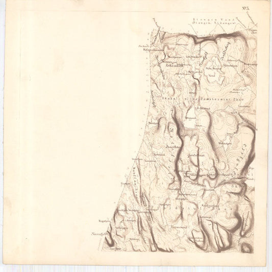 Bratsberg-amt nr 20-3: Kart over Fossum Værks Skove: Telemark