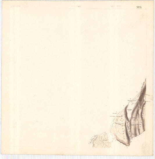 Bratsberg-amt nr 20-9: Kart over Fossum Værks Skove: Telemark