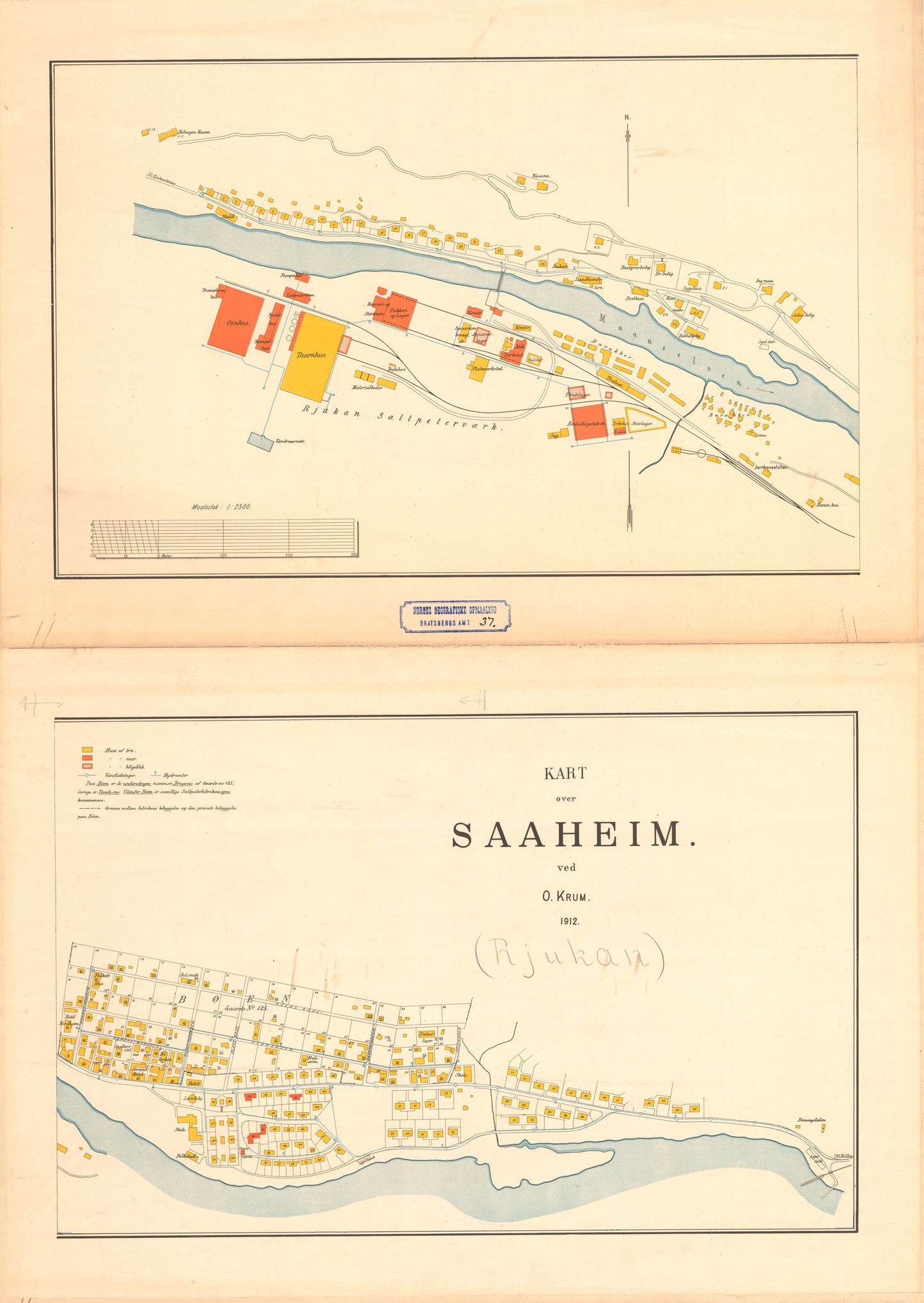 Bratsberg amt nr 37: Saaheim (Rjukan): Telemark