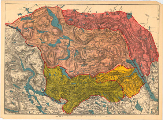 Bratsberg-amt nr 39: Kart over Tinn herred: Telemark