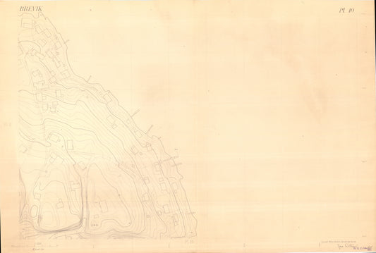 Bratsberg amt nr 49-10: Kart over Brevik: Telemark