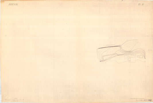 Bratsberg amt nr 49-11: Kart over Brevik: Telemark