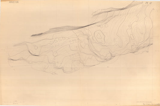 Bratsberg amt nr 49-12: Kart over Brevik: Telemark