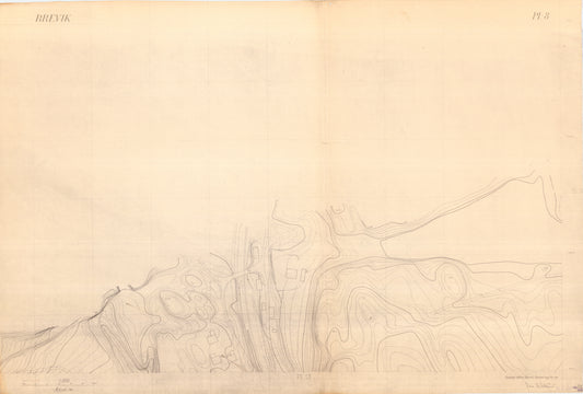 Bratsberg amt nr 49-8: Kart over Brevik: Telemark