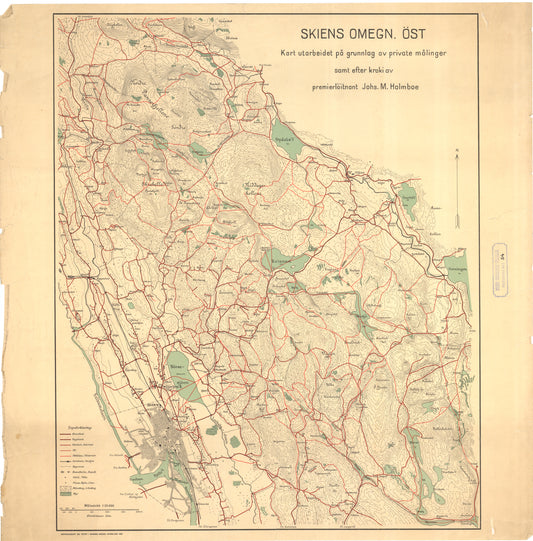 Bratsberg amt nr 54: Skiens omegn, øst: Telemark