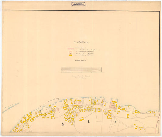 Buskerud-amt nr 26-4: Kart over Drammens By: Buskerud
