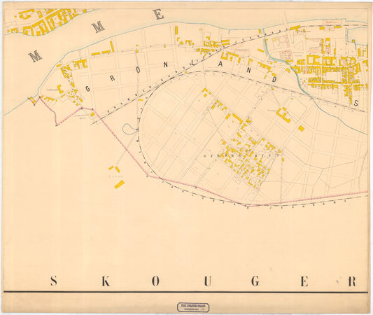 Buskerud-amt nr 26-6: Kart over Drammens By: Buskerud