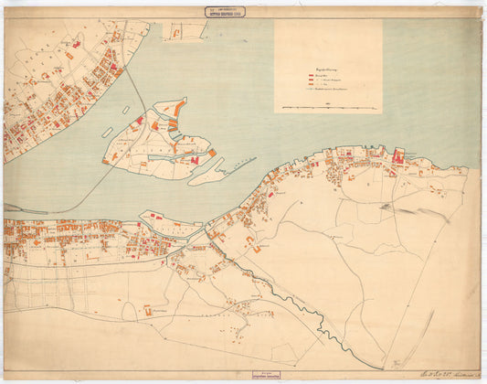 Buskerud amt nr 31-ost: Kart over Drammen: Buskerud