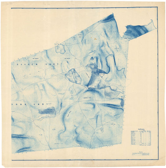 Buskerud amt nr 63-4-2: Kart over Kongsberg Sølvværks skove: Buskerud