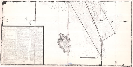 Buskerud amt nr 70, søndre del: Kopi av kart over Steinsgårdens eiendommer.: Buskerud