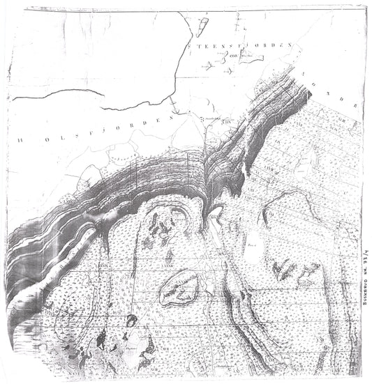 Buskerud amt nr 73-4: Kopi av utskiftningskart over en del av Krokskogens almenninger sin tilfaller Hole Prestgjeld.: Buskerud