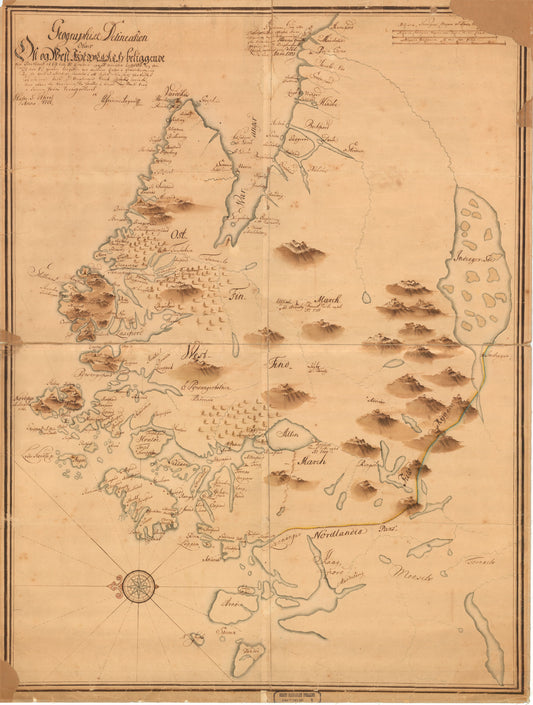 Finmarkens amt nr 4: Geographisk Declineation ofwer Øst- og Vest-Finmarken: Finnmark