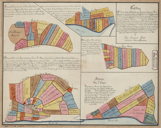 Hedemarkens amt nr 29b: Utsnitt av: Geometrisk Delekart over Gaardene Sorknæs (to kart; 29 og 29b): Hedmark