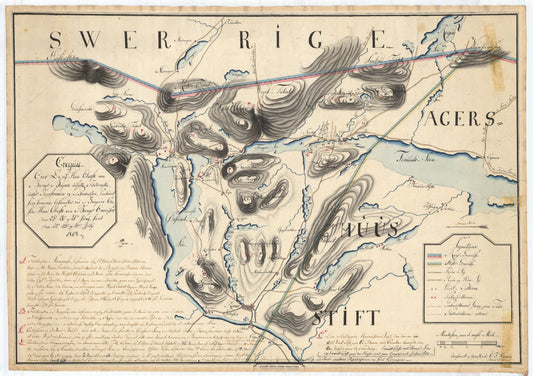 Hedemarkens amt nr 36: Croquie over de af Herr Oberste von Bangs Brigade: Hedmark