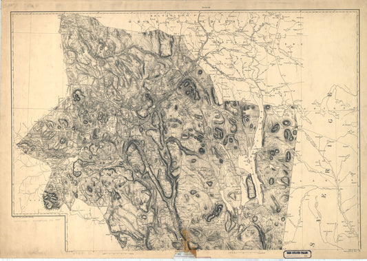 Hedemarkens amt nr 39: Kart over Hedemarkens Amt; blad 3: Hedmark