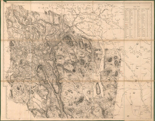Hedemarkens amt nr 39: Kart over Hedemarkens Amt; blad 3: Hedmark