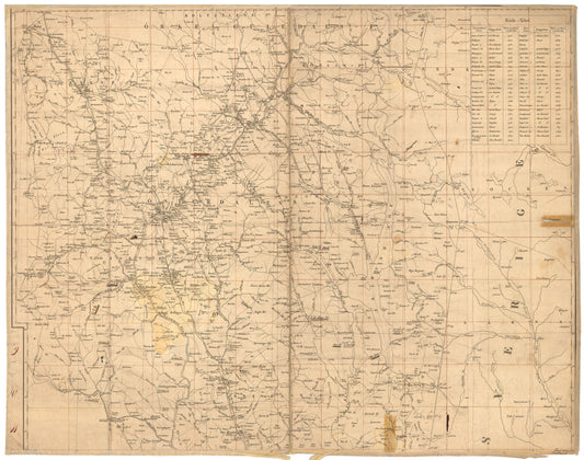 Hedemarkens amt nr 40: Nordre Blad af Kart over Hedemarkens Amt: Hedmark