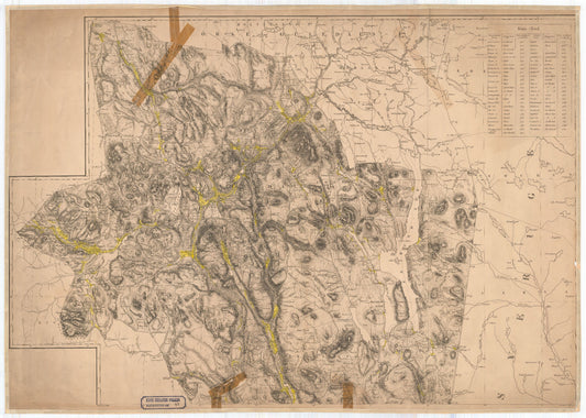 Hedemarkens amt nr 47-1: Kart over Hedemarkens Amt: Hedmark