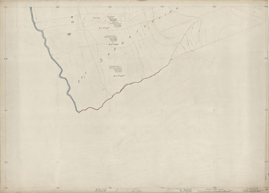 Hedemarkens amt nr 61-45: Skogkart Ytre Rendalen; Hedemarkens Amt: Hedmark