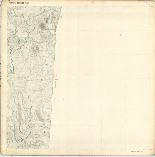 Hedemarkens amt nr 68: Kart over Vang og Furnes almenning: Hedmark