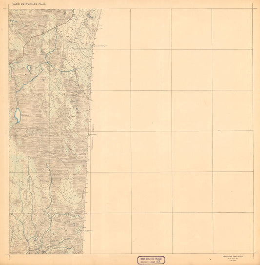 Hedemarkens amt nr 68: Kart over Vang og Furnes almenning: Hedmark