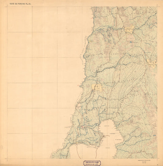 Hedemarkens amt nr 68: Kart over Vang og Furnes almenning: Hedmark
