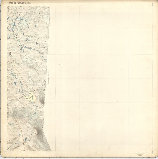 Hedemarkens amt nr 68: Kart over Vang og Furnes almenning: Hedmark