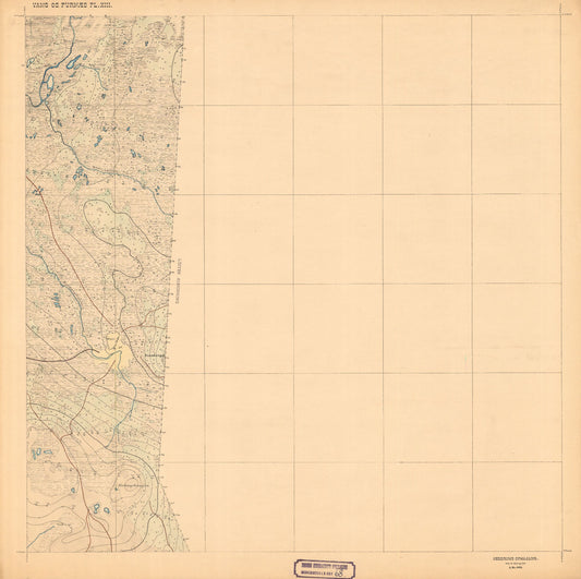 Hedemarkens amt nr 68: Kart over Vang og Furnes almenning: Hedmark