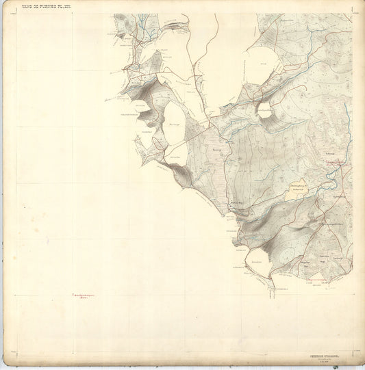 Hedemarkens amt nr 68: Kart over Vang og Furnes almenning: Hedmark