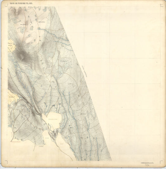 Hedemarkens amt nr 68: Kart over Vang og Furnes almenning: Hedmark