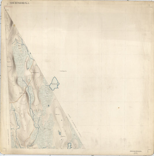 Hedemarkens amt nr 68: Kart over Vang og Furnes almenning: Hedmark