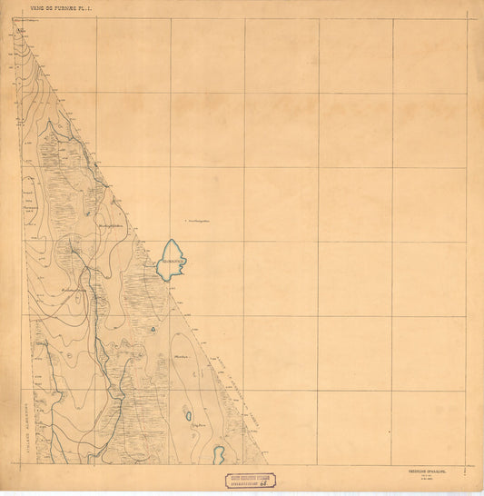 Hedemarkens amt nr 68: Kart over Vang og Furnes almenning: Hedmark