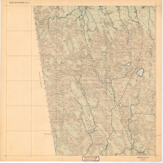 Hedemarkens amt nr 68: Kart over Vang og Furnes almenning: Hedmark