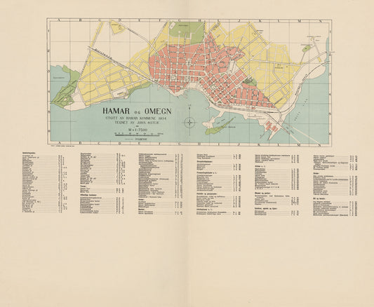 Hedemarkens amt nr 75: Hamar og Omegn: Hedmark