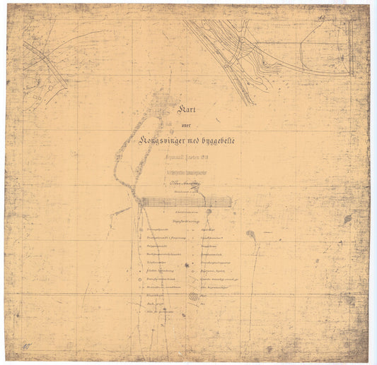 Hedemarkens amt nr 77-12: Kart over Kongsvinger: Hedmark