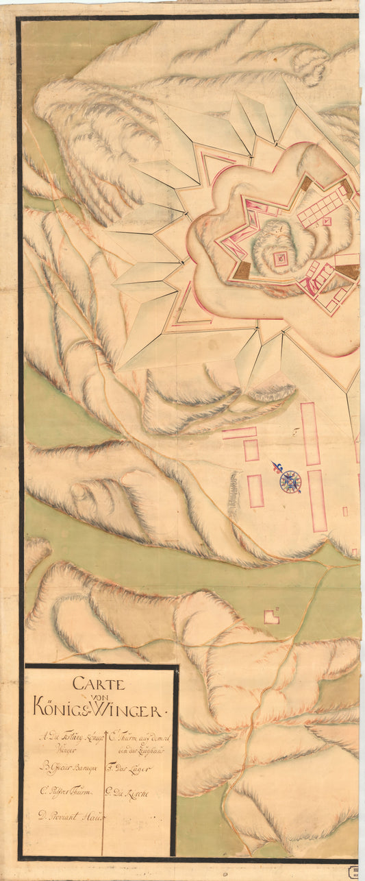 Hedemarkens amt nr 9-vest: Carte von Kønigs-Winger: Hedmark